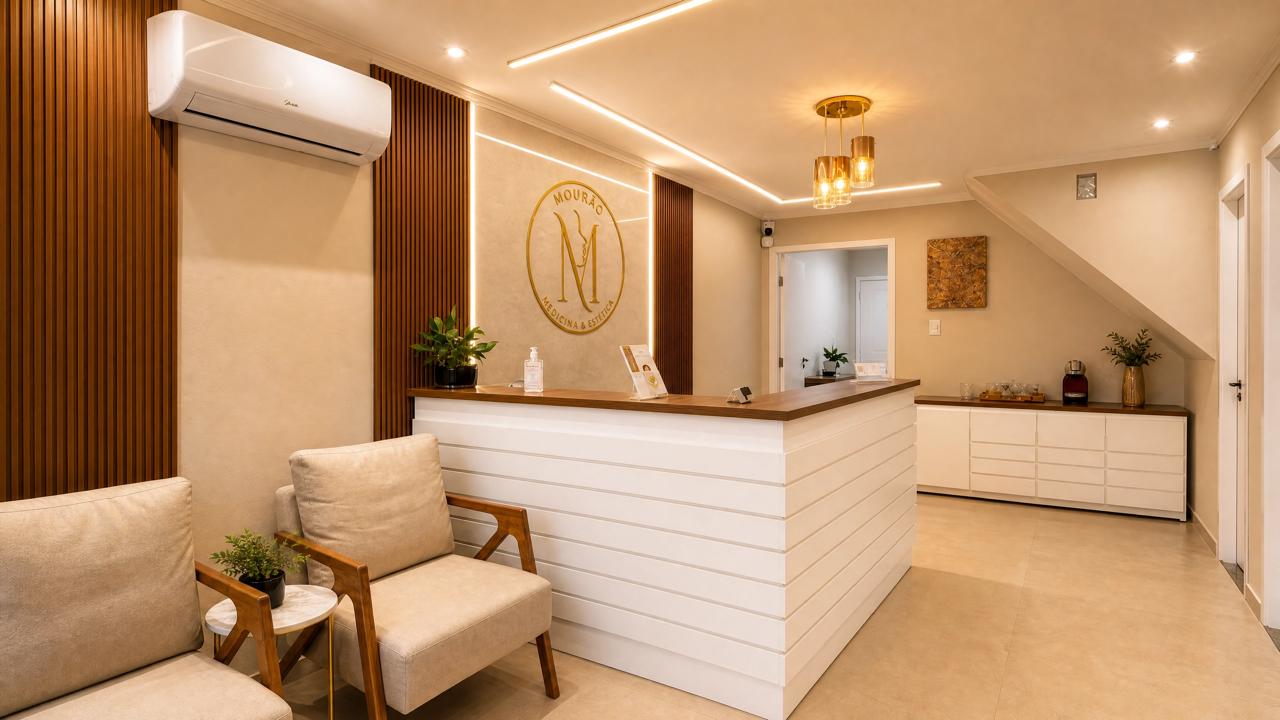 Recepção da Mourão Medicina e Estética